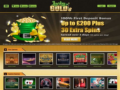 Lucky gold casino codigo promocional